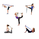 dimok Resistance Trainer Yoga Strap Massage Balls Exercise Bands - Yoga Set Combo Workout Bundle - Dimok