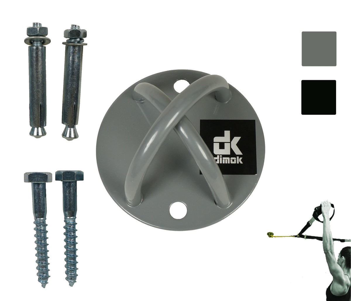 Faswin Wall Mount Bracket For Suspension Straps. Wall And Ceiling Mount For Suspension Straps, Olympic Rings, Body Weight Strength Training Systems, Yoga Swings & Boxing Equipment