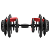 52.5 lb dimok Adjustable Dumbbell Weights (Plates Anti-Slip Handle - Home Gym Exercise Full Body Workout (Single) - Dimok