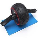 Ab Roller for Abs Exercise Workout Fitness -Ab Wheel Roller Knee Mat Resistance Bands Home Gym Equipment for Men Women Abdominal Exercise - Dimok
