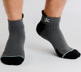Mens Socks Running Socks Quarter high moisture wicking Sprots Workout - Dimok