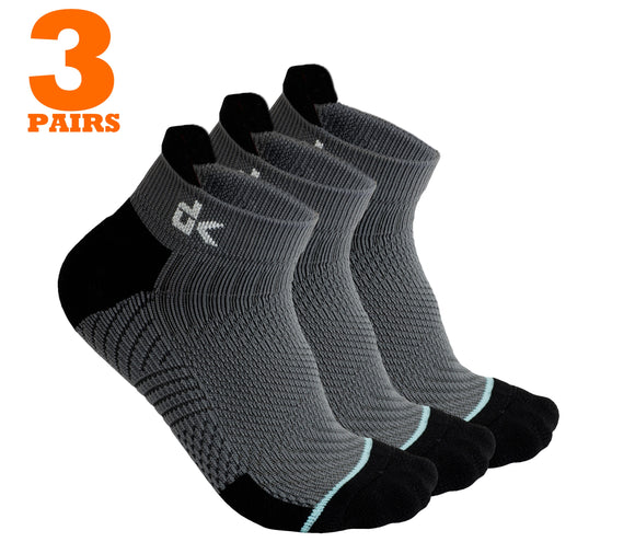 Mens Socks Running Socks Quarter high moisture wicking Sprots Workout - Dimok