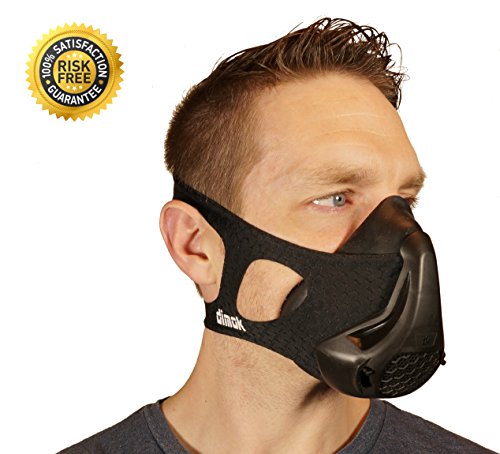 Iron Crush Workout Mask for Training – Running Mask for Respiratory  Strength Boosting – 24 Breathing Resistance Levels High Altitude Exercise  Masks