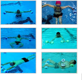 Aquatic Exercise Dumbells - Aqua dumbbell Set of 2 - Water Aerobics Foam Pool Barbell Resistance Fitness Barbells Hand Bar Equipment … - Dimok