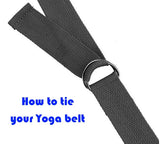 Dimok Yoga Strap 8FT Black - Dimok