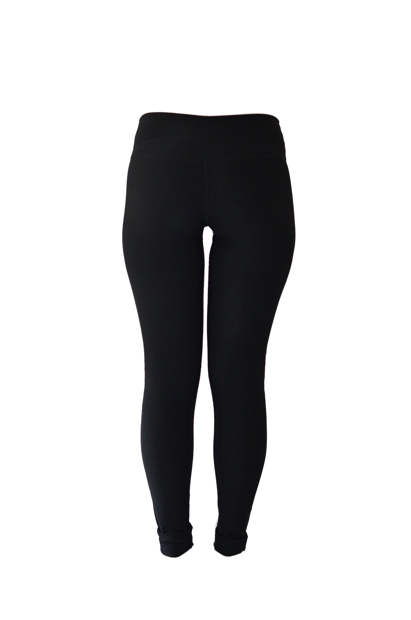 Black Yoga Pants Workout Leggings No See Through Durable Fabric Soft S –  Dimok
