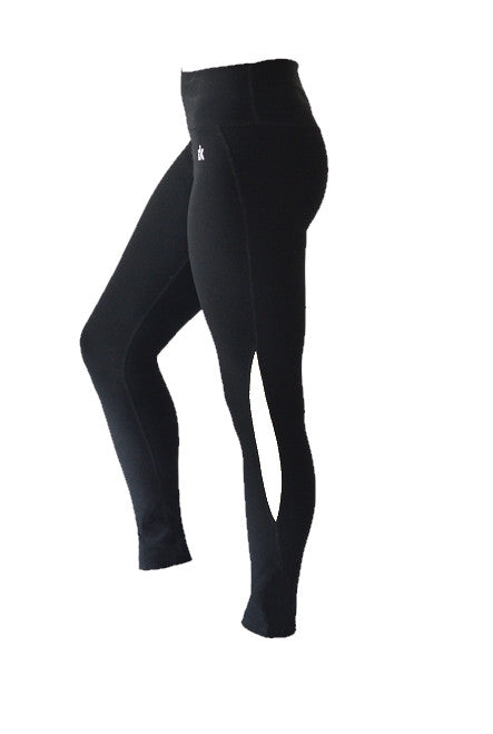 Black Yoga Pants Workout Leggings No See Through Durable Fabric Soft S –  Dimok