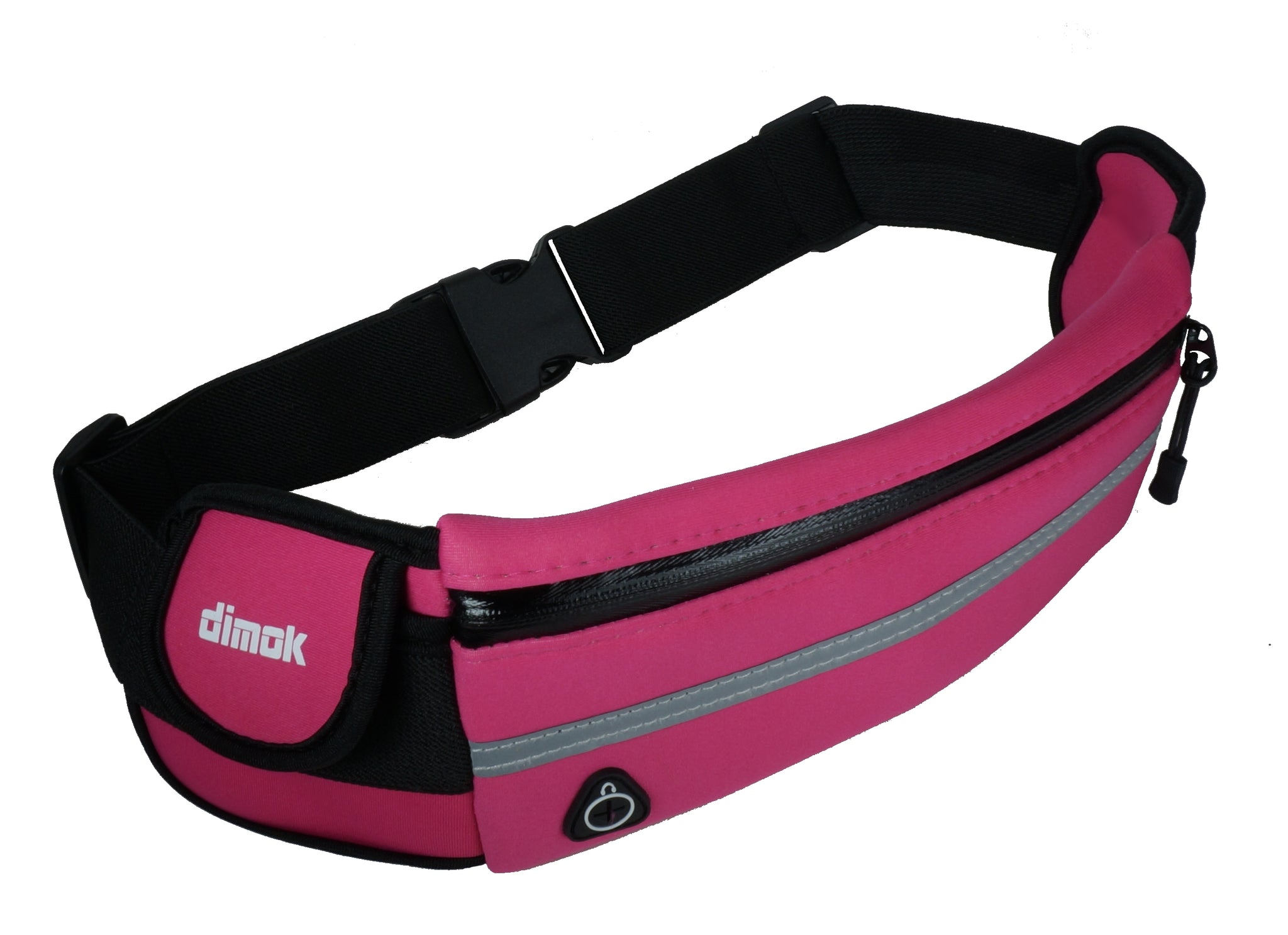 Unisex Running Belt Black & Pink – OTSO