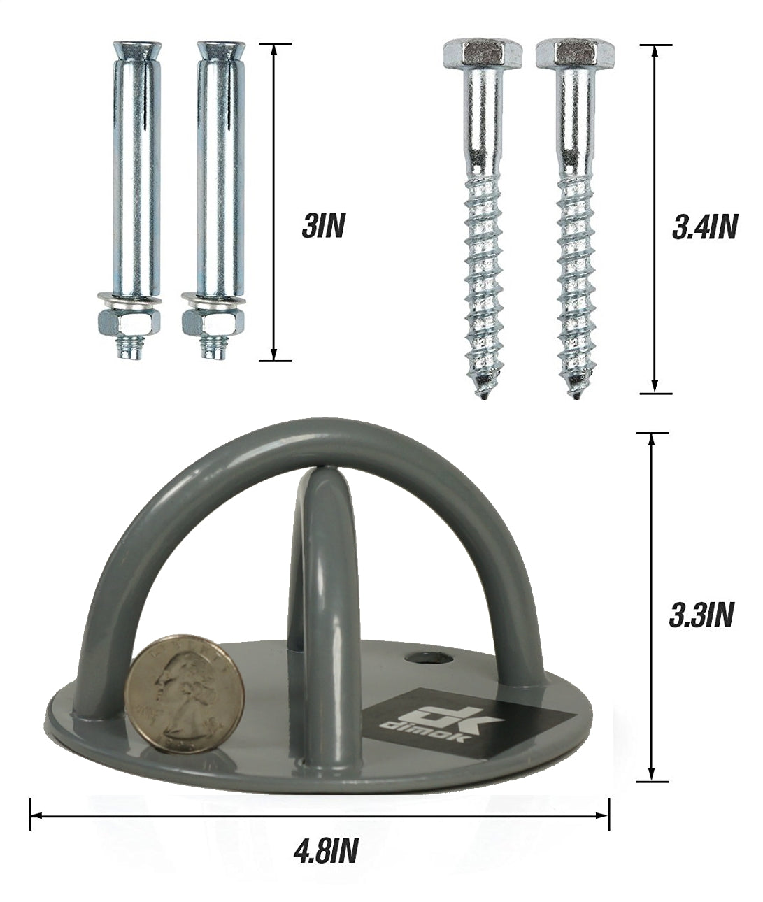 TRX XMount Training Anchor - Wall/Ceiling Mount For Suspension Trainer Straps, Home Gym Equipment